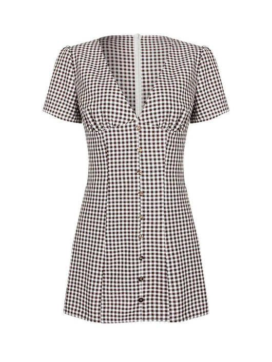 Maison Gingham Dress