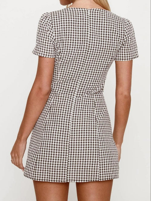 Maison Gingham Dress