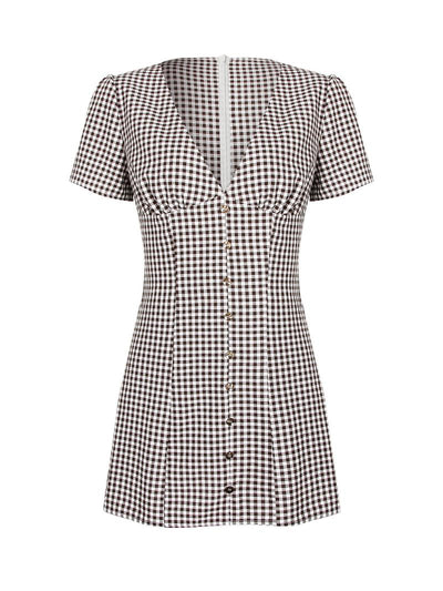 Maison Gingham Dress