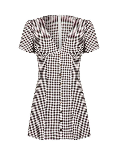 Maison Gingham Dress