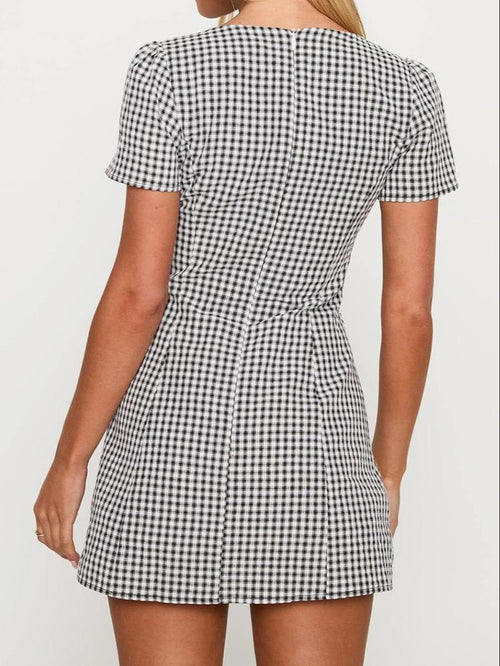 Maison Gingham Dress